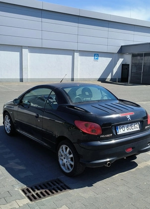Peugeot 206 CC cena 7900 przebieg: 227000, rok produkcji 2004 z Poznań małe 254